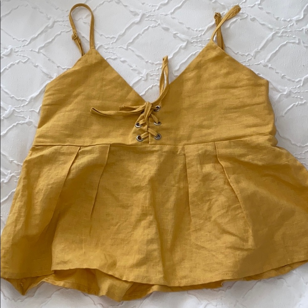 yellow tank